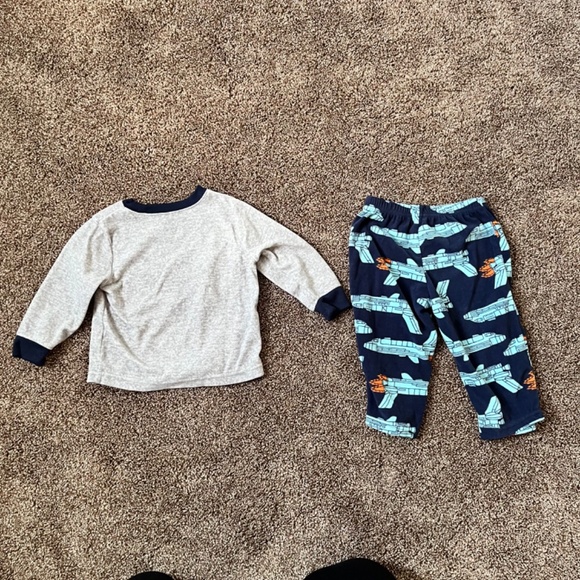 11-Piece 18-Month Bundle, Includes Onesies, PJs, Button-Down, Zip-Up Jacket - Picture 11 of 13